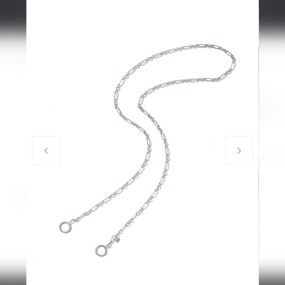 Marla Aaron Old World Chain Necklace In Silver